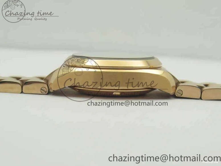 0317 Timeless Aqua Terra Ladies 35mm RG V6F Best Edition White MOP Dial On RG Bracelet A 8102